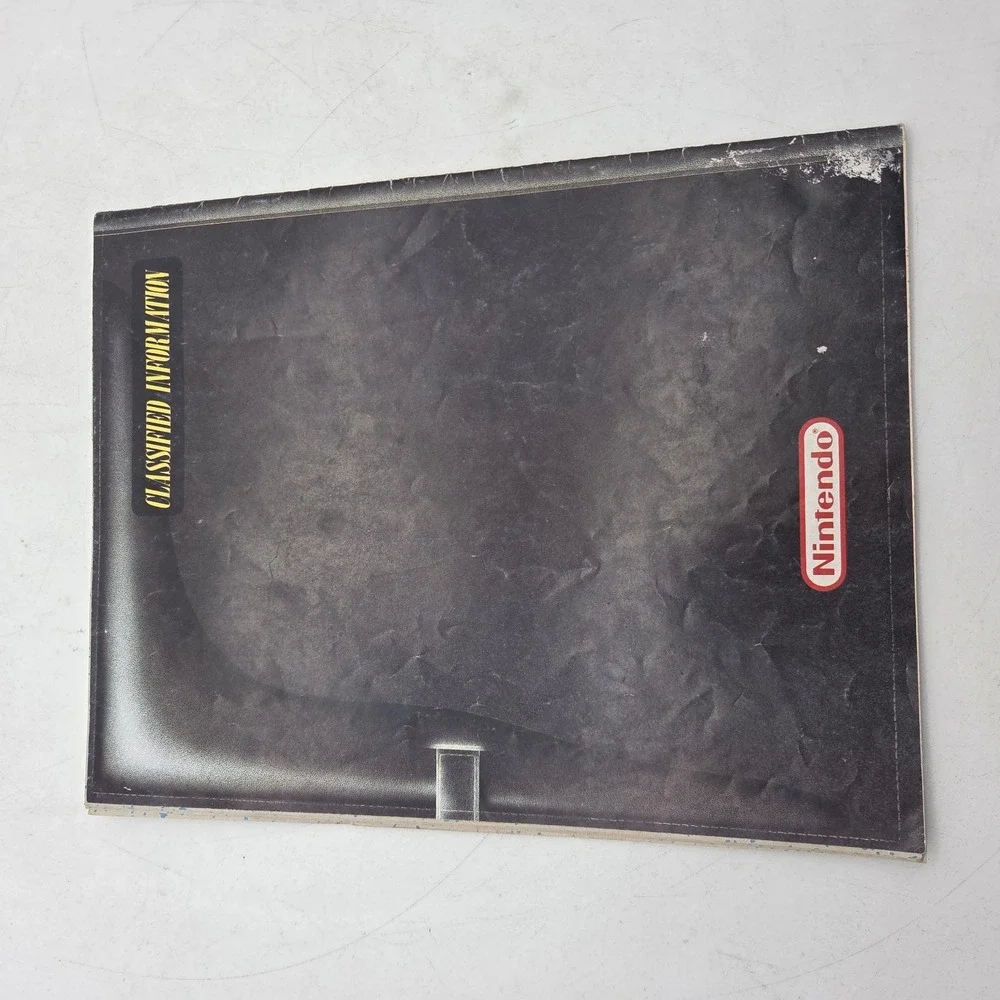 Nintendo Power Classified Information Booklet Strategy Guide CHEAT Codes